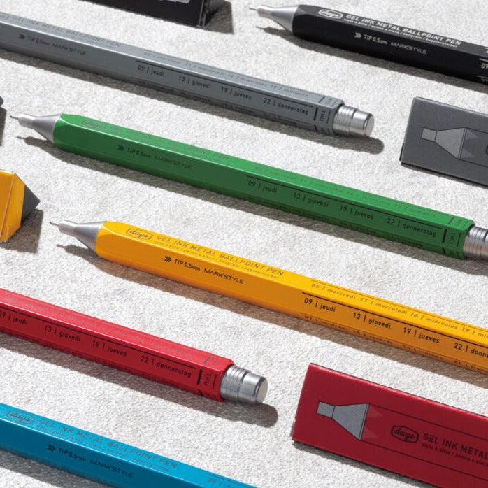 Mark's Days Gel Ink Metal Ballpoint Pen