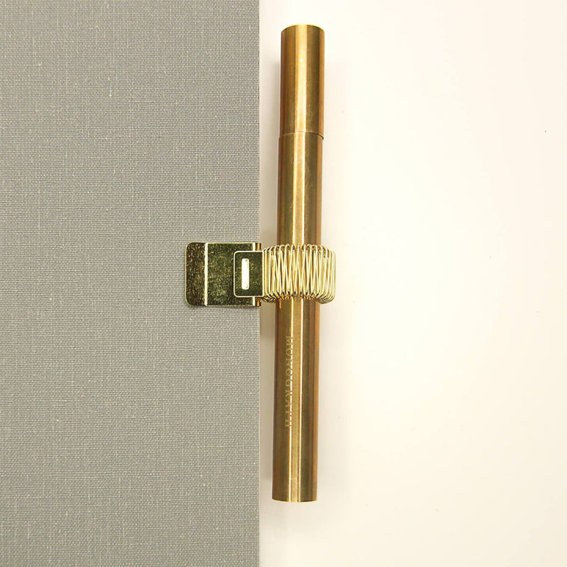 Midori Mini Clip Pen Holder Gold