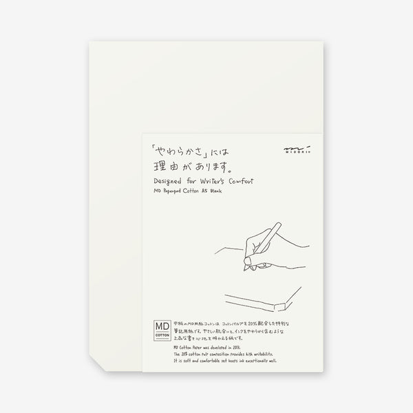 Midori MD A5 Cotton Paper Pad Blank