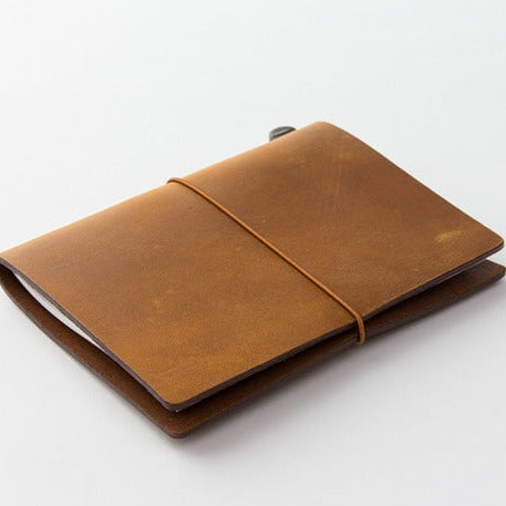 Traveler's Company Notebook Passport Size Camel Brown