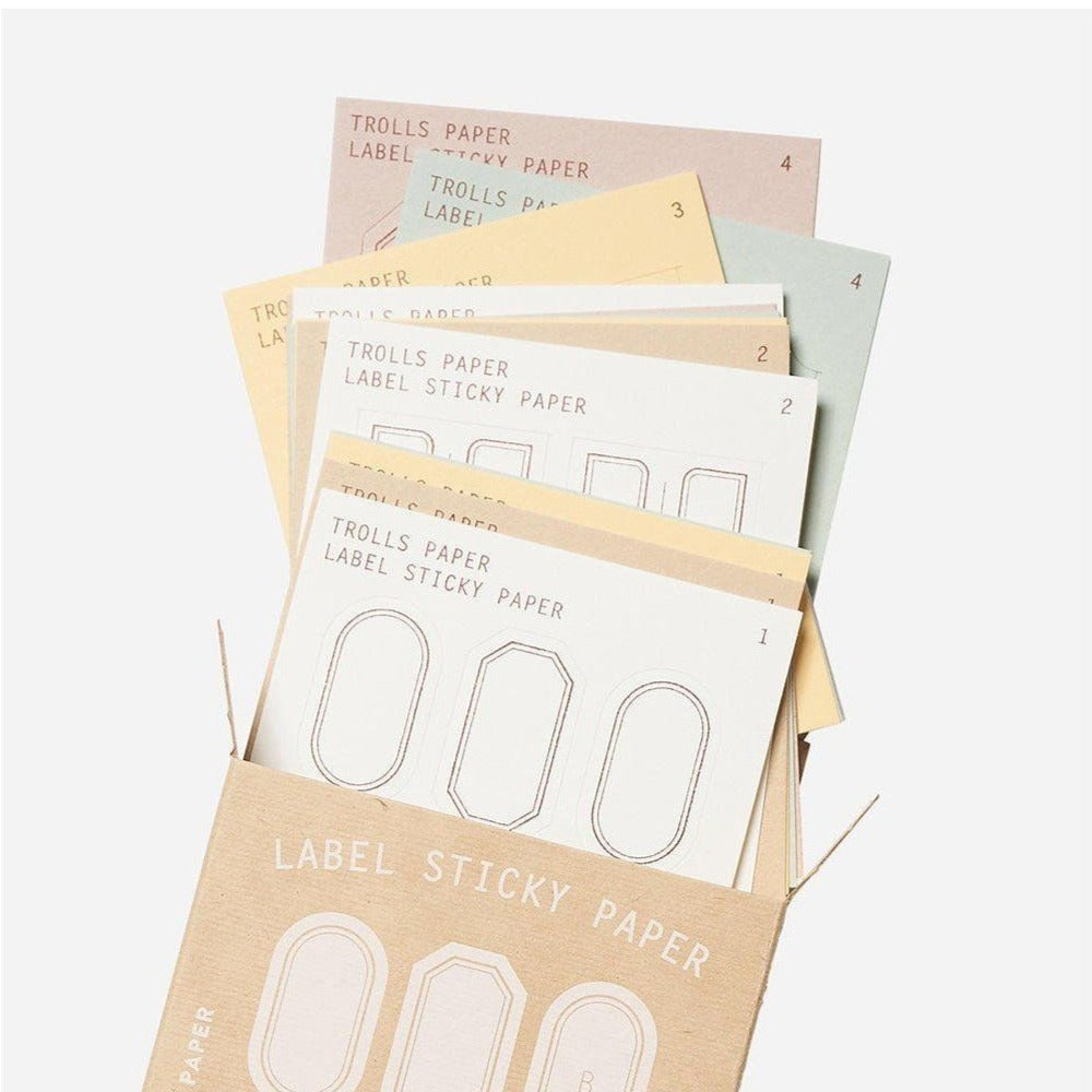 Troll Paper Labels Trolls Paper Box of Sticky Labels - Type B, £12.00