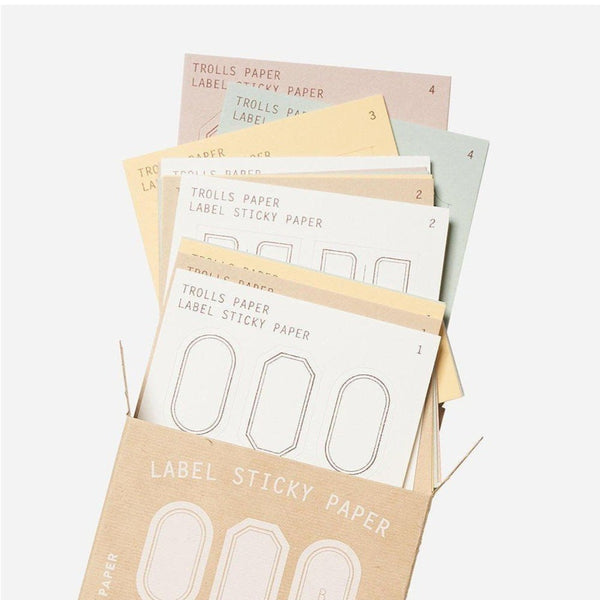 Trolls Paper Box of Sticky Labels - Type B