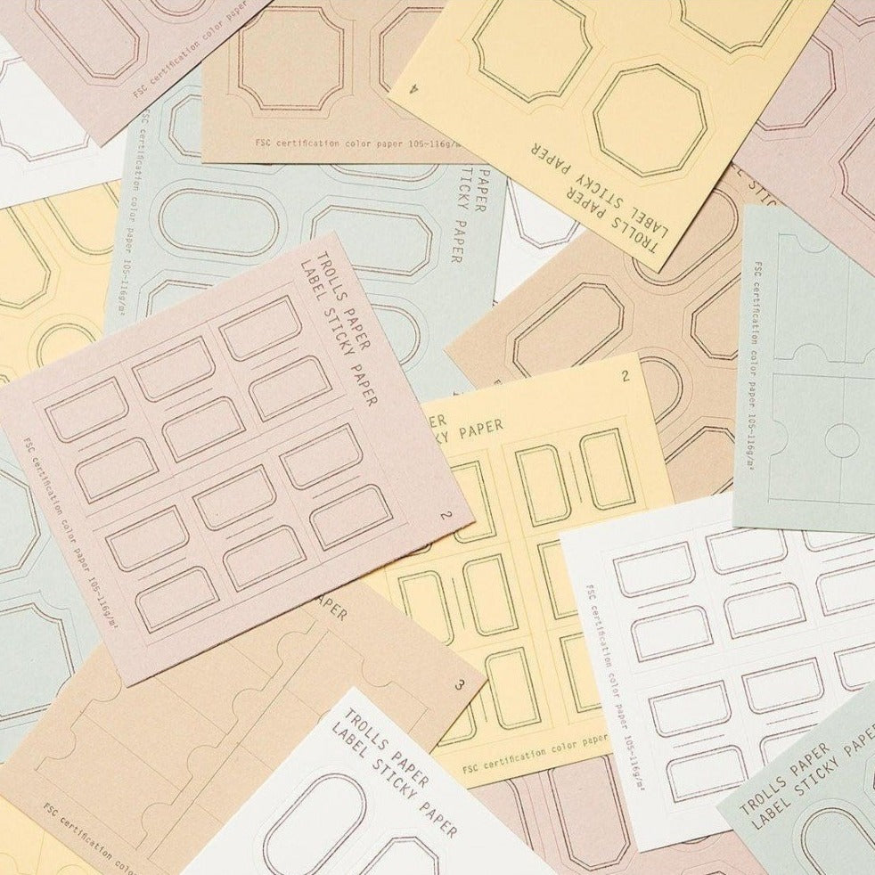 Troll Paper Labels Trolls Paper Box of Sticky Labels - Type B, £12.00