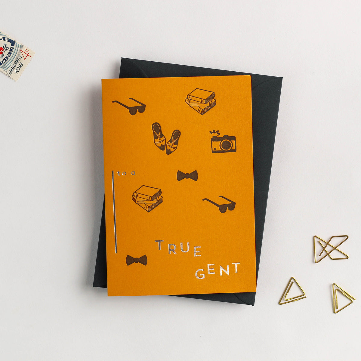 To A True Gent Letterpress Birthday Card